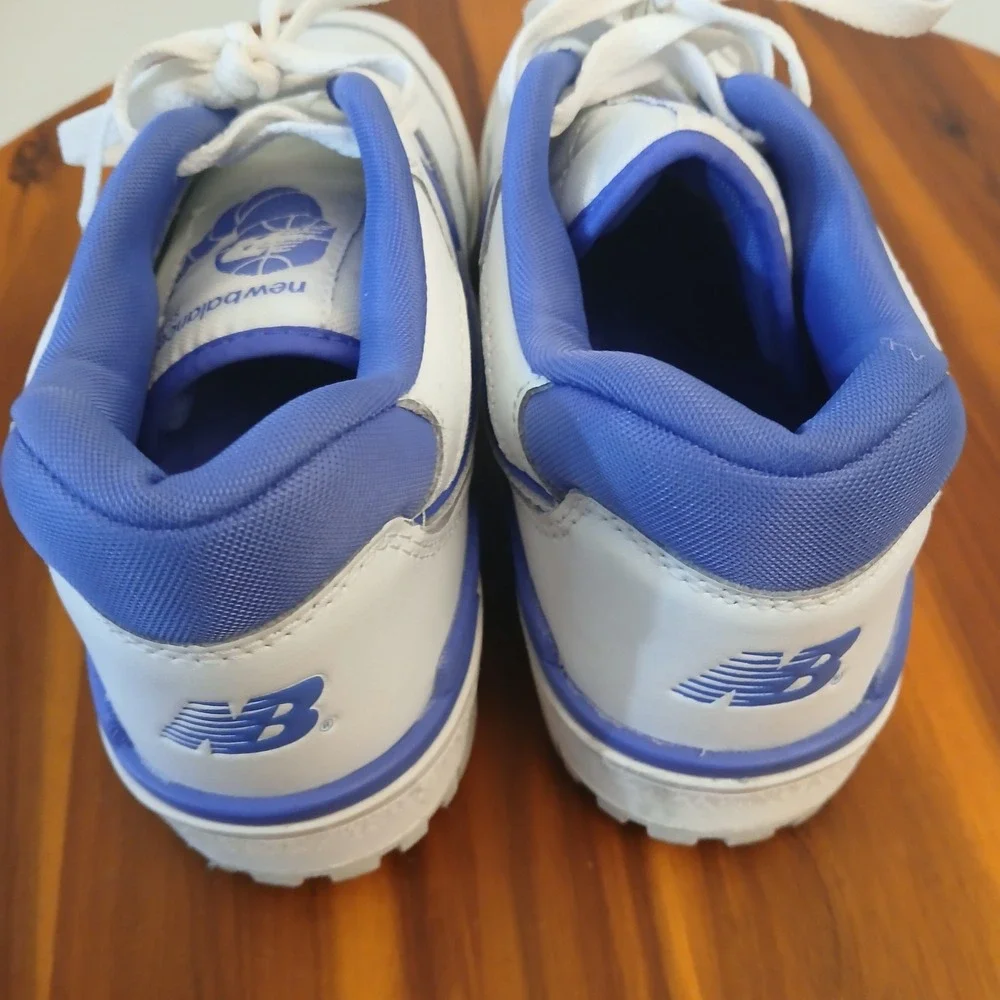 New Balance 550 Mens 6 White Blue Running Shoes Sneakers BBW550WB